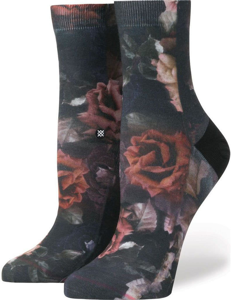 Dámské ponožky Stance Dark Blooms Anklet Black