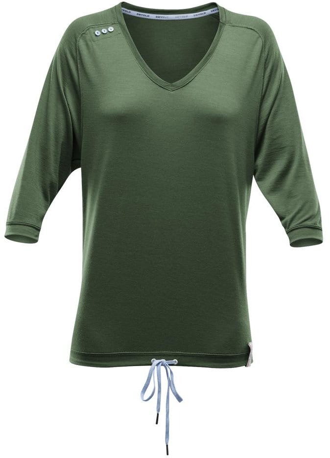 Volné dámské triko s 3/4 rukávem ze 100% Merino Devold Aspoy Woman 3/4 Sleeve