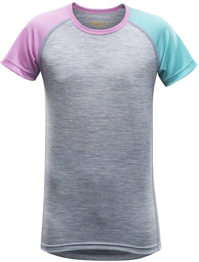 Funkčné detské tričko s krátkym rukávom z 100% Merino Devold Breeze Junior T-Shirt