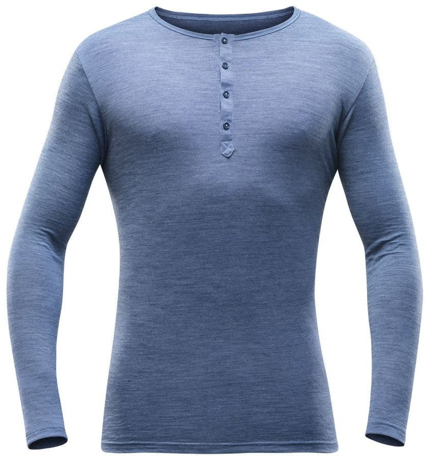 Langarmhemd aus Wolle für Männer Devold Hessa Man Button Shirt