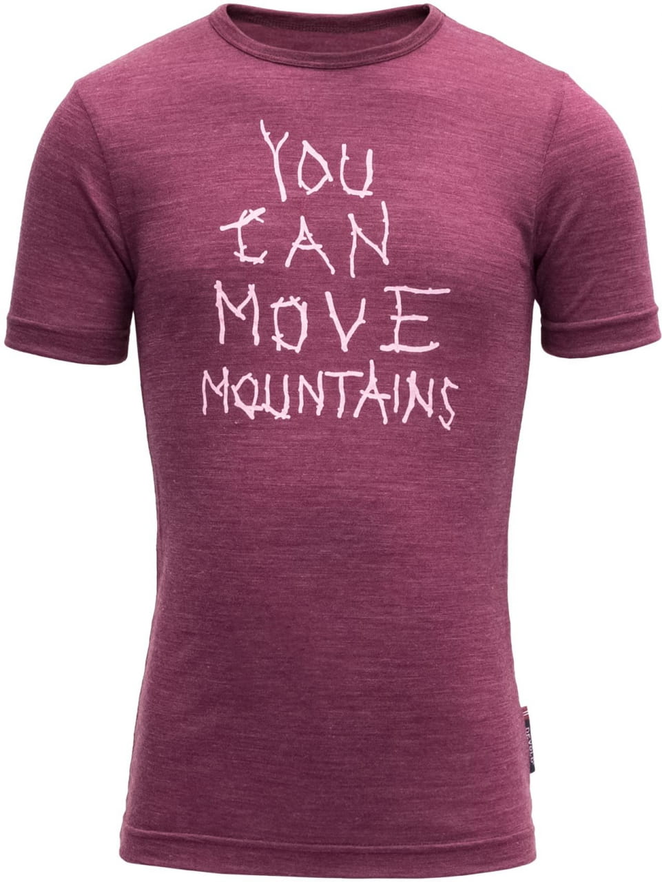 Camiseta de lana para niños Devold Moving Mountain Kid Tee