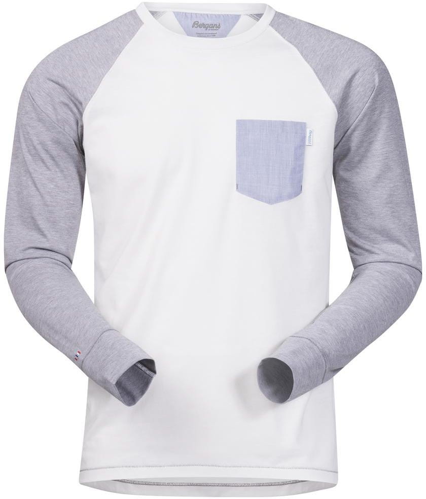 Pánske bavlnené jednoduché tričko Bergans Torungen Long Sleeve