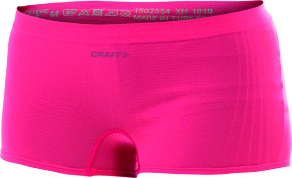 Spodní prádlo Craft W Boxerky Seamless Hot Pant růžová