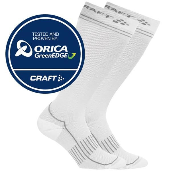 Ponožky Craft Podkolenky Body Control bílá
