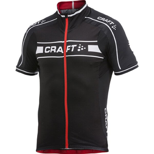 Tričká Craft Cyklodres Grand Tour čierna s červenou