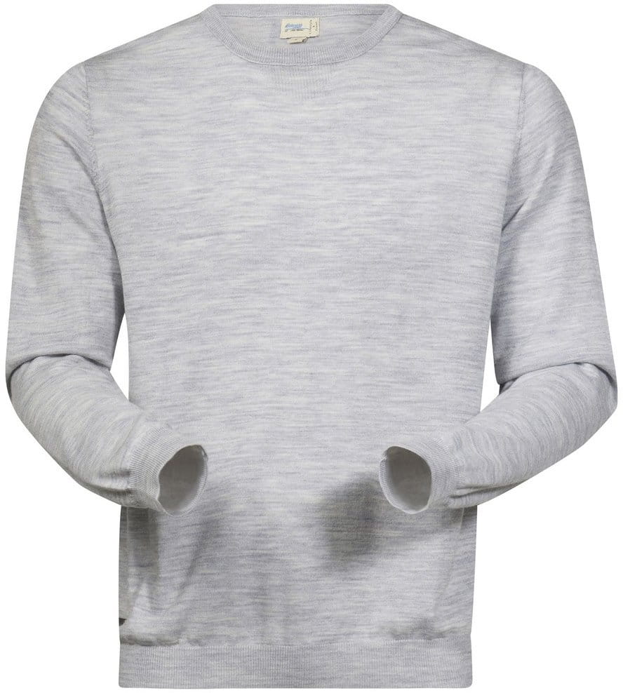 Pánský stylový vlněný svetr Bergans Fivel Wool Long Sleeve