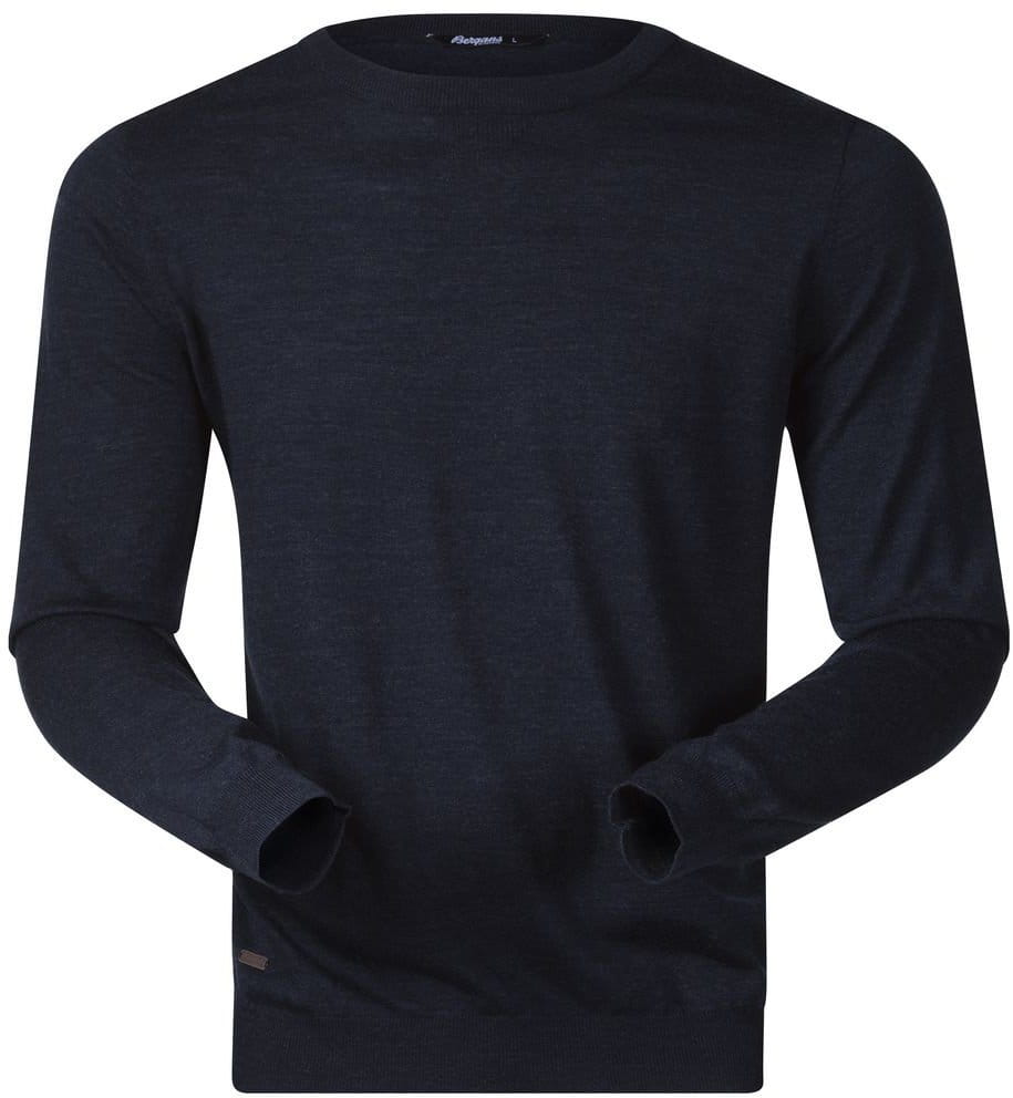 Pánsky štýlový vlnený sveter Bergans Fivel Wool Long Sleeve