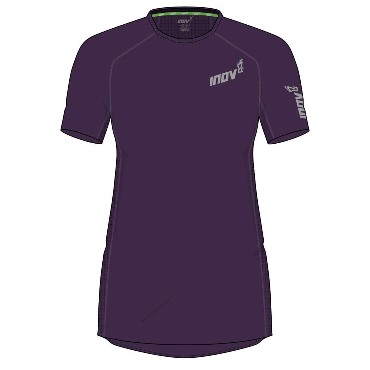 Damska koszulka do biegania Inov-8  BASE ELITE SS W purple fialová