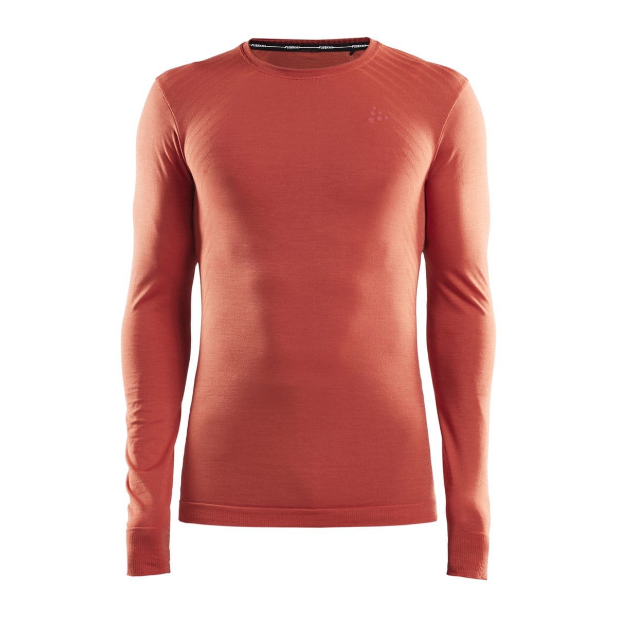 T-Shirts Craft Triko Fuseknit Comfort LS oranžová