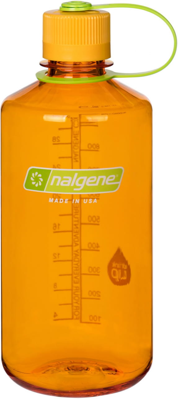 Steklenica z ozkim vratom Nalgene Narrow-Mouth 1000 mL Clementine/2078-2064