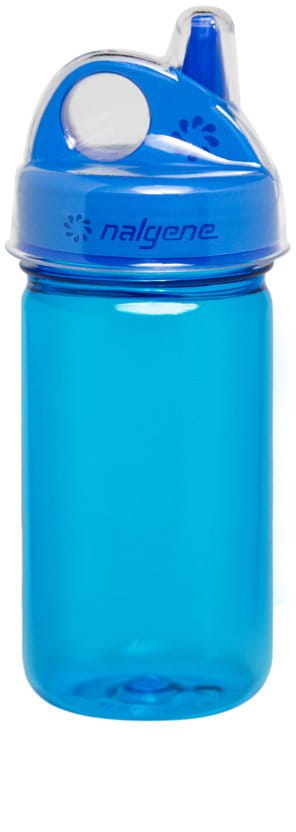Láhev pro děti i batolata Nalgene Grip´n Gulp 350 mL Blue/2182-2412