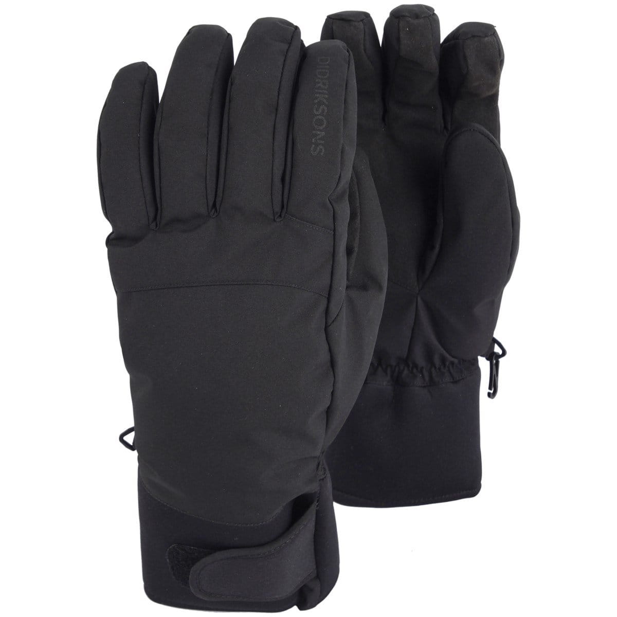 Zateplené zimní rukavice Didriksons Rukavice LOIS prstové černá