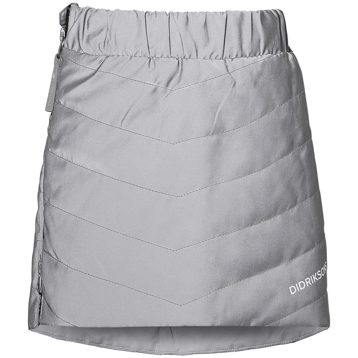 Dievčenská zateplená sukňa Didriksons Sukně RISDA REFLEX dětská bílo-šedá