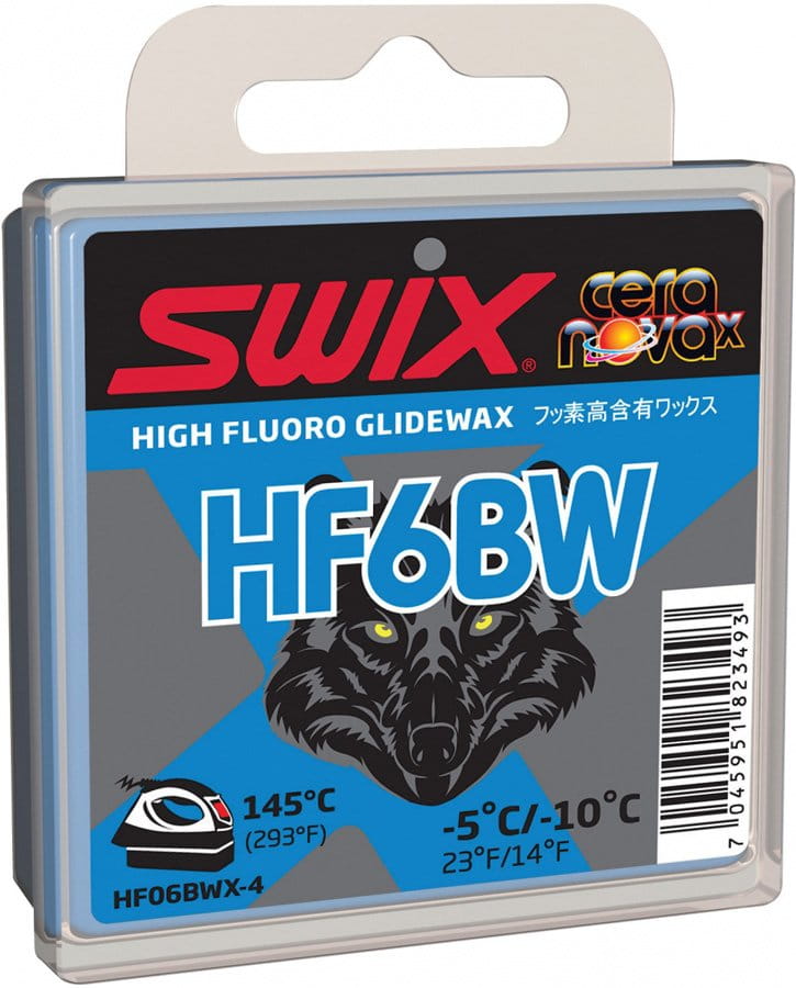 Obľúbený vosk na zjazdové a bežecké lyžovanie Swix HF06BWX 40g