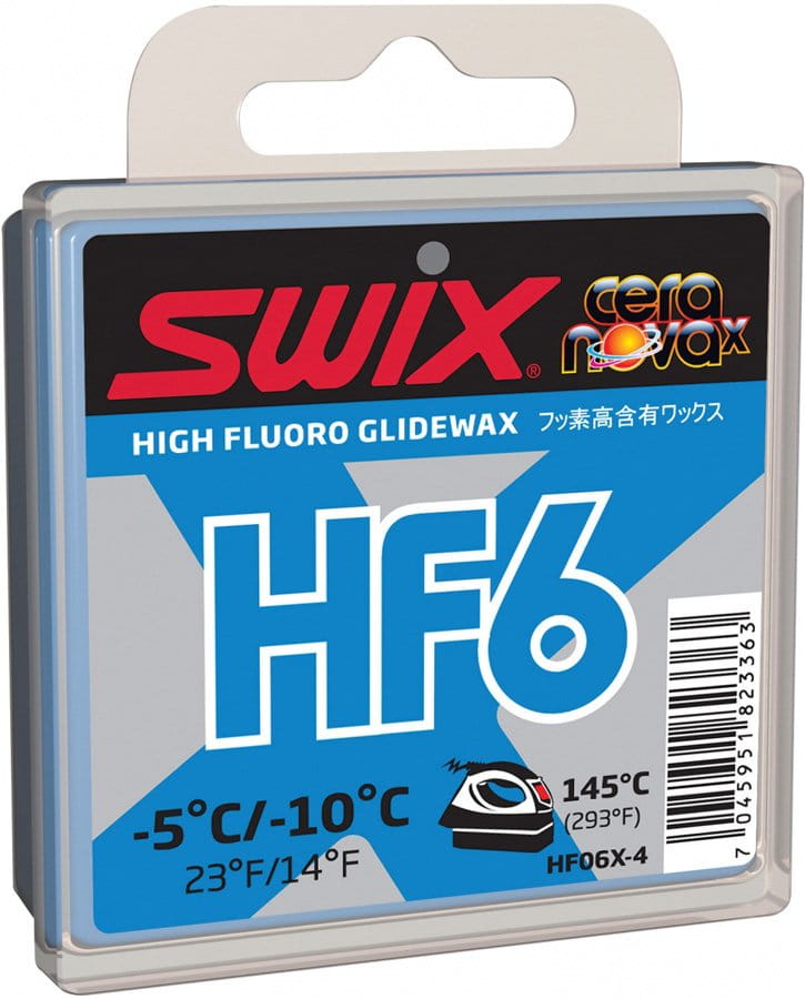 Oblíbený vosk na sjezdové a běžecké lyžování Swix HF06X  40g