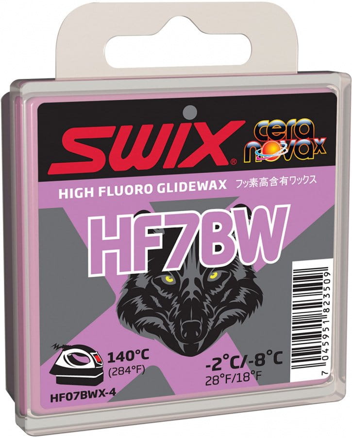 Univerzální lyžařský vosk vhodný do běžných zimních podmínek Swix HF07BWX 40g