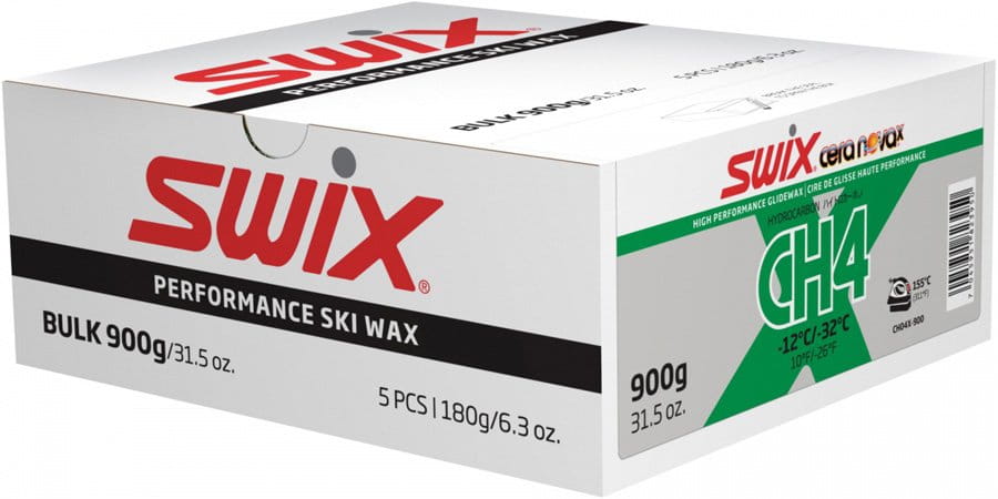 Studený lyžařský vosk do extrémních podmínek Swix CH4X 900g