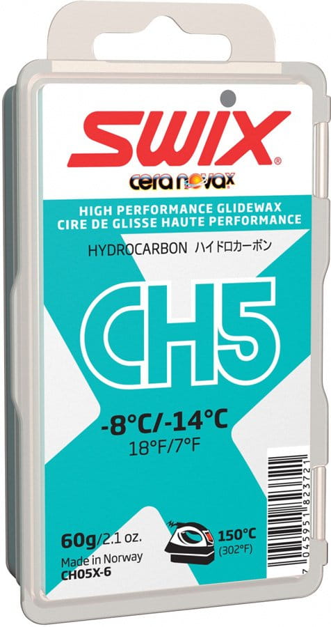 Lyžiarsky vosk pre výnimočné sklznej vlastnosti Swix CH5X 60g