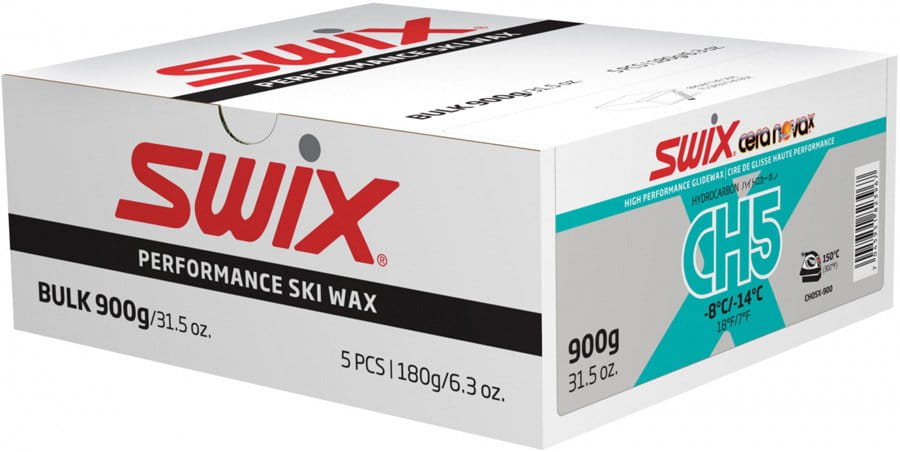 Lyžiarsky vosk pre výnimočné sklznej vlastnosti Swix CH5X 900 g