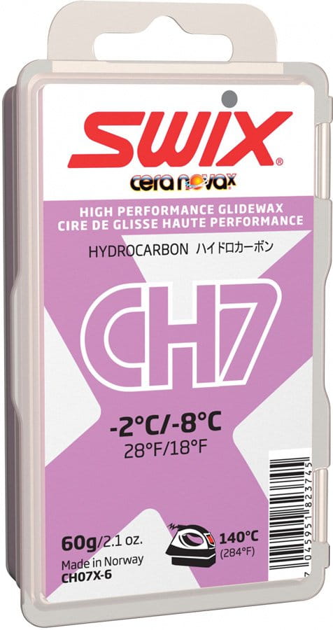 Závodní lyžařský vosk Swix CH07X fialový 60g