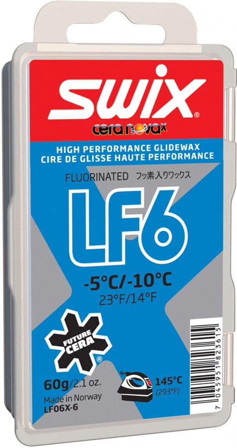 Závodné alebo základový vosk na studené lyže Swix LF06X 60g