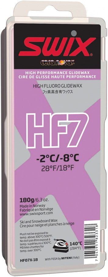 Skluzný vosk Swix vosk HF07X-18 180 g
