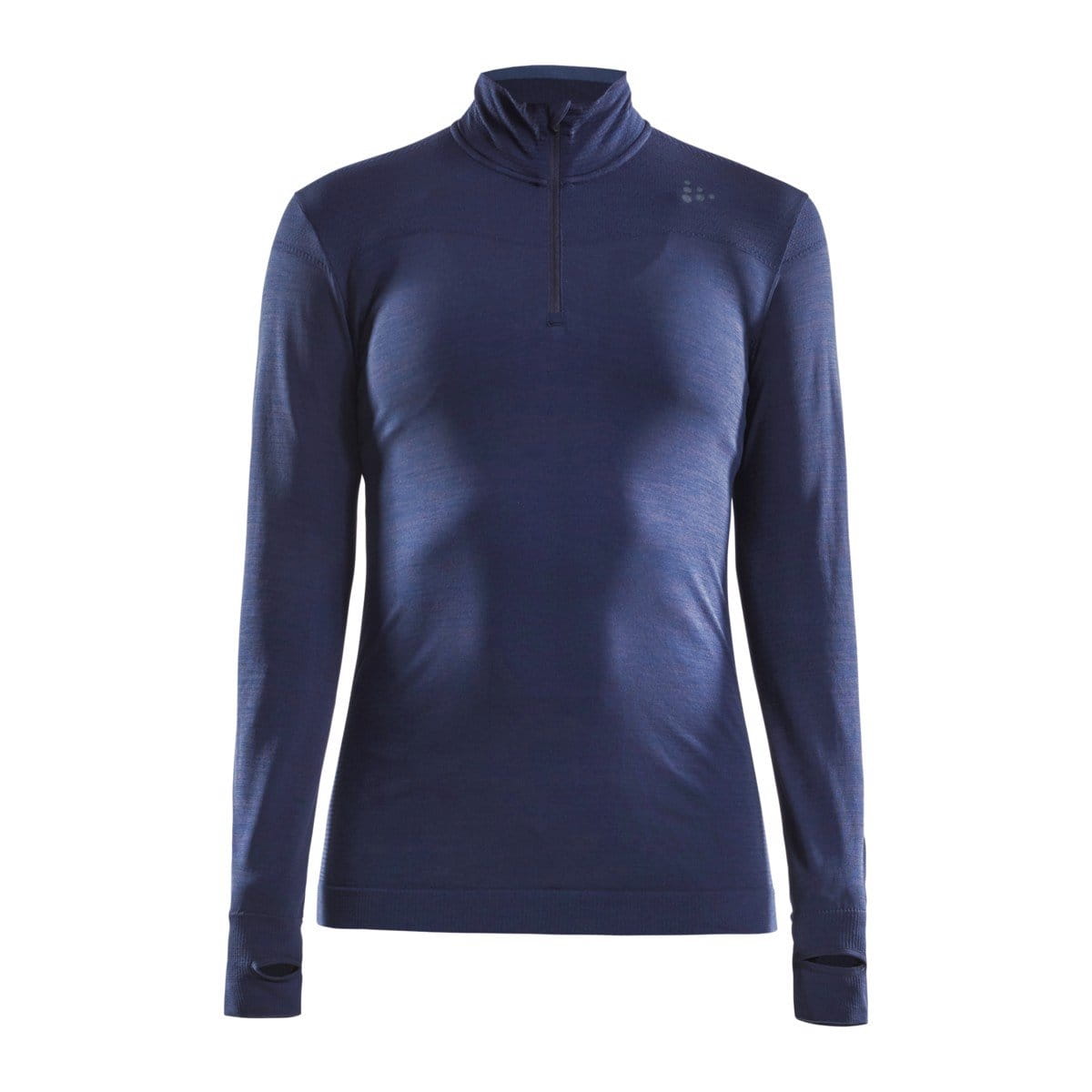 Dámské sportovní tričko Craft W Triko Fuseknit Comfort Zip tmavě modrá