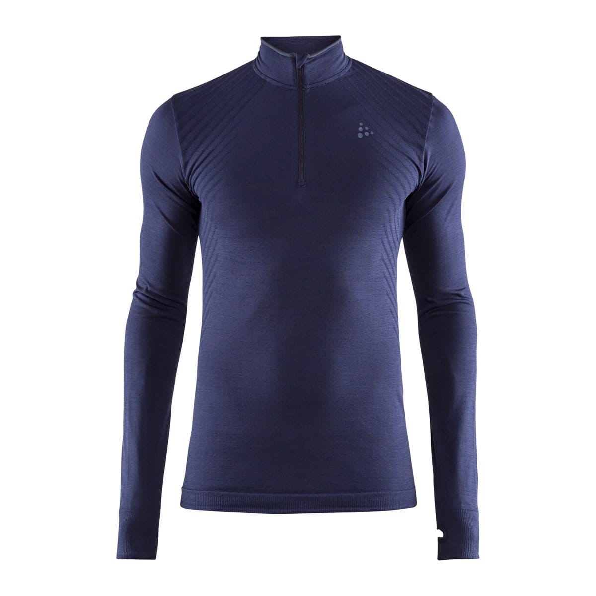 Pánské sportovní tričko Craft Triko Fuseknit Comfort Zip tmavě modrá