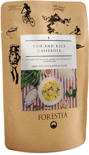 vákuovaná strava Forestia Cod and rice casserole
