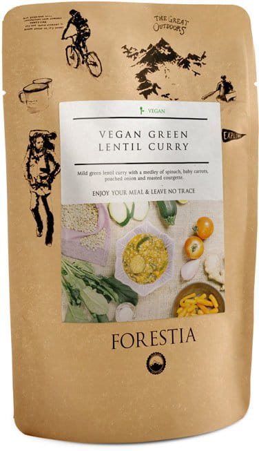 vákuovaná strava Forestia Vegan Green Lentil Curry