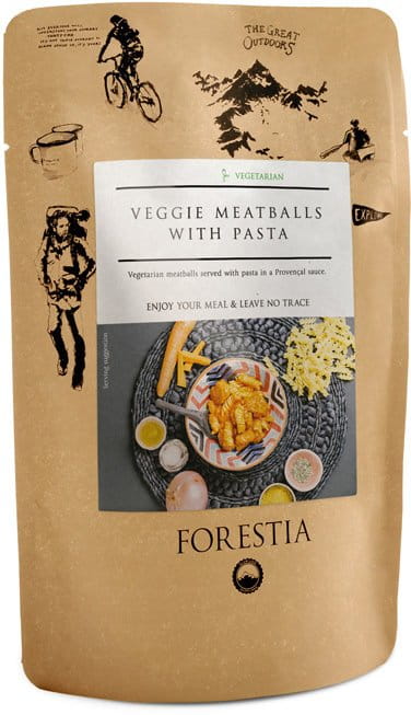 vákuovaná strava Forestia Veggie Meatballs with Pasta