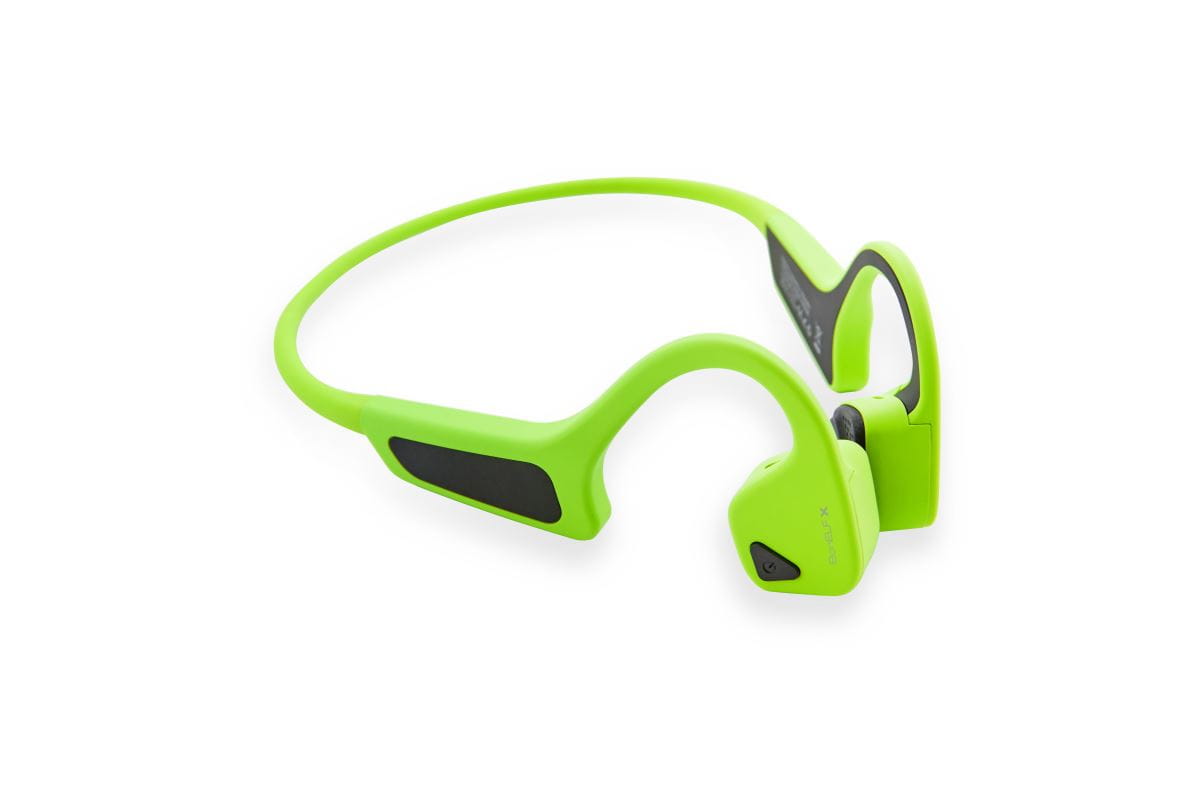 Bezdrátová sportovní sluchátka před uši AMA BonELF X, zelená