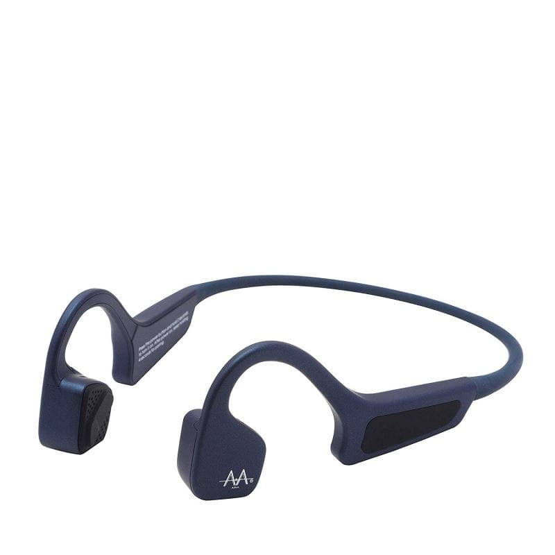 Bezdrátová sportovní sluchátka před uši AMA BonELF X, modrá