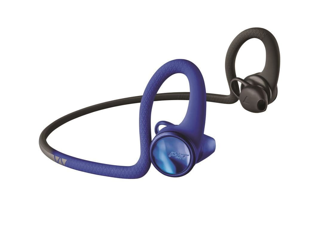 Športové slúchadlá Plantronics Backbeat FIT 2100 stereo headset, bluetooth v 5.0, voděodolný, modrý