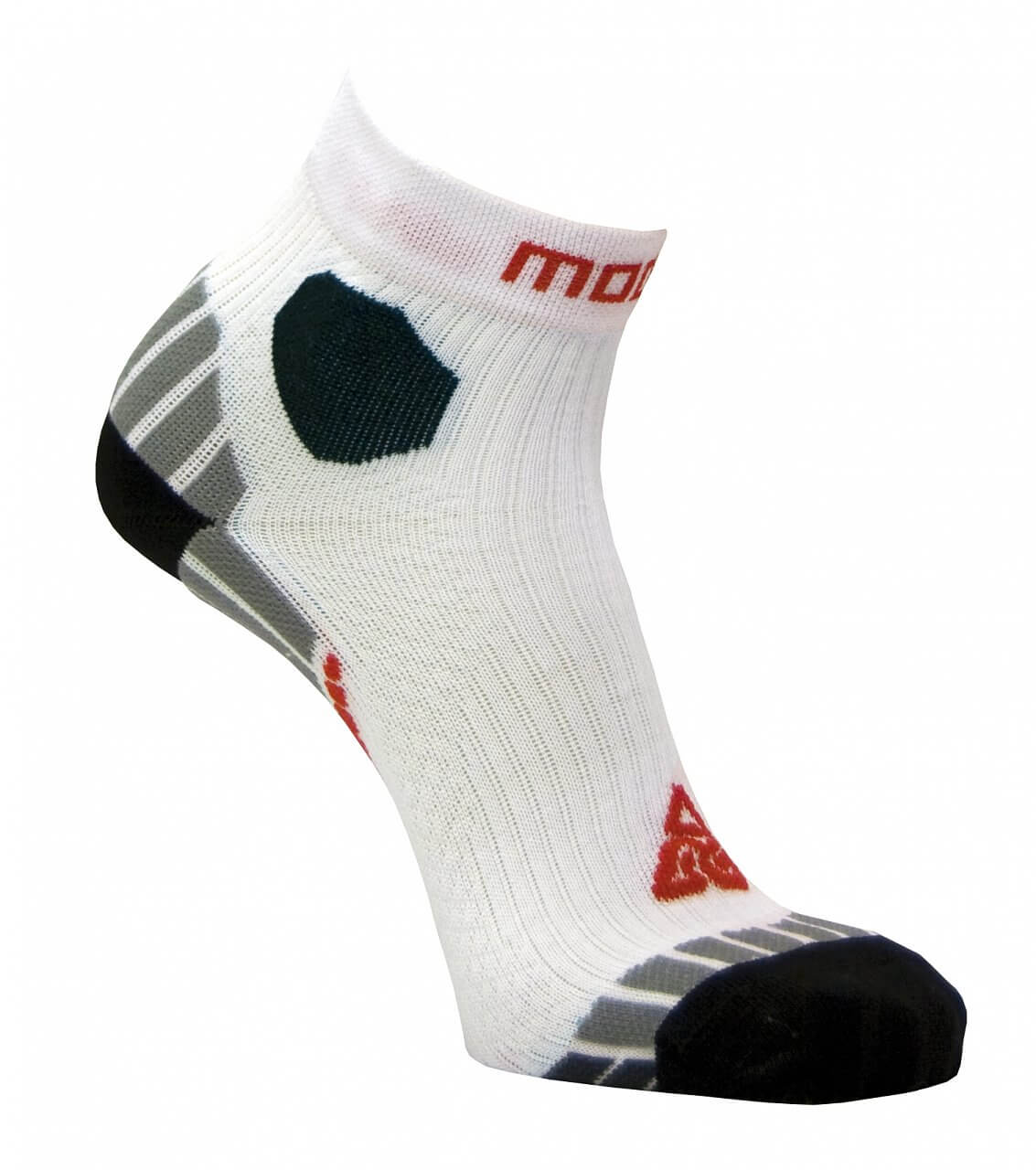 Unisexové běžecké ponožky Moose Ultramarathon White
