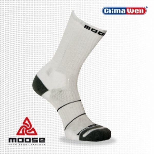 Unisexové ponožky Moose  Tennis - bílé