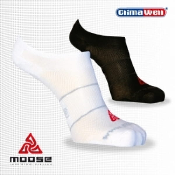 Ponožky Moose  Sun - bílé - unisexové ponožky