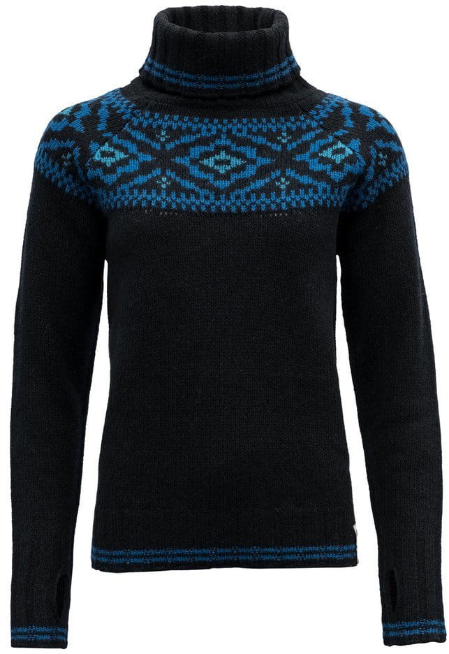 Dámský tradiční teplý vlněný svetr Devold Ona Woman Round Sweater