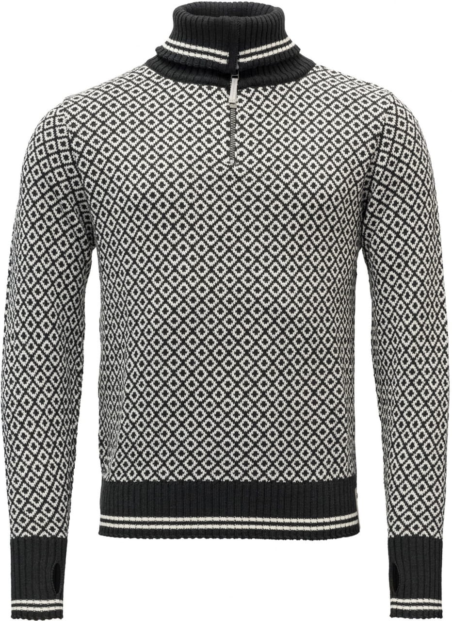 Teplý robustný vlnený sveter so zipsom Devold Slogen Zip Neck