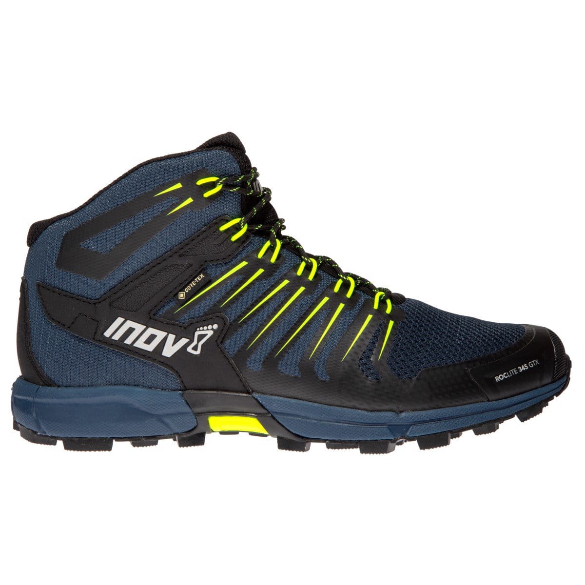 Bežecké topánky Inov-8  ROCLITE 345 GTX M (M) navy/yellow modrá/žlutá