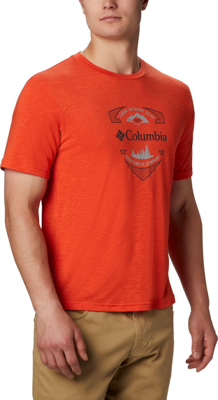 Pánske tričko Columbia Nelson Point Graphic Short Sleeve Tee