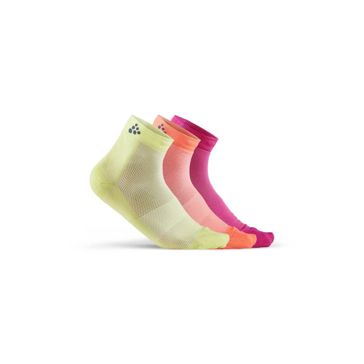 Tenké funkční ponožky Craft Ponožky Mid 3-pack žlutá
