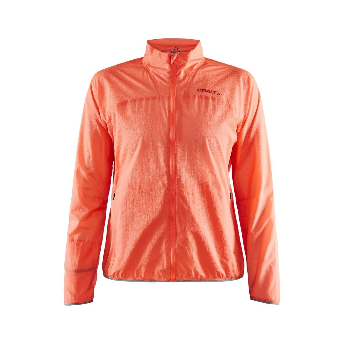 Dámská běžecká větruodolná bunda Craft W Bunda Vent Pack oranžová