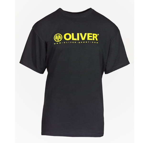 Trička Oliver T-SHIRT PROMO BASIC černá - dámské a pánské triko