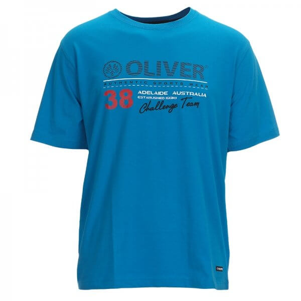 Trička Oliver T-SHIRT ADELAIDE modrá - pánské triko