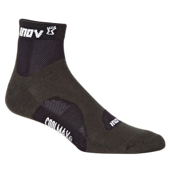 Ponožky Inov-8 RACESOC mid 2p grey/black černá
