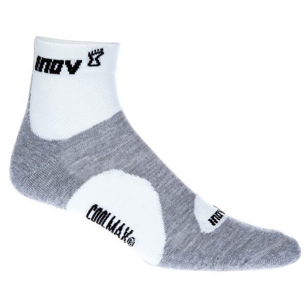 Ponožky Inov-8 RACESOC mid 2p white/grey bílá
