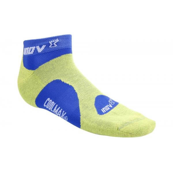 Ponožky Inov-8 Ponožky RACESOC low 2p lime/blue + black/red světle zelená