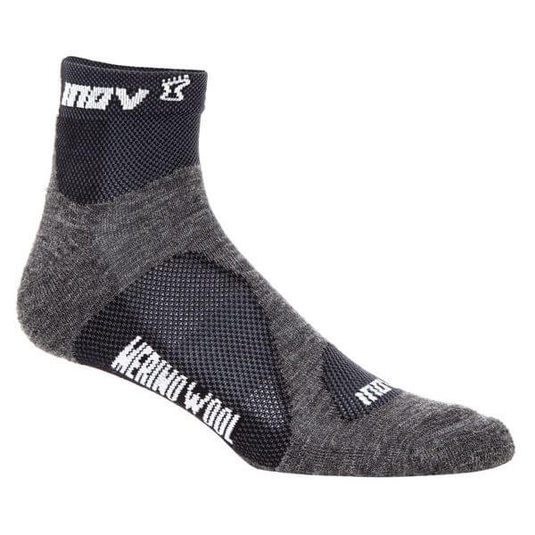 Ponožky Inov-8 MUDSOC mid 2p grey/black šedá