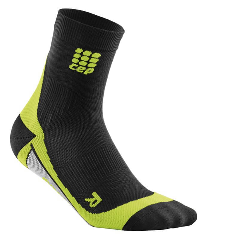 Ponožky CEP Krátké ponožky pánské černá / zelená